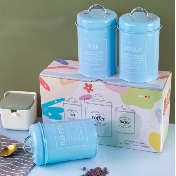 MESEVEN Sealed tin milk powder can, coffee can, tea can,candy can, mask